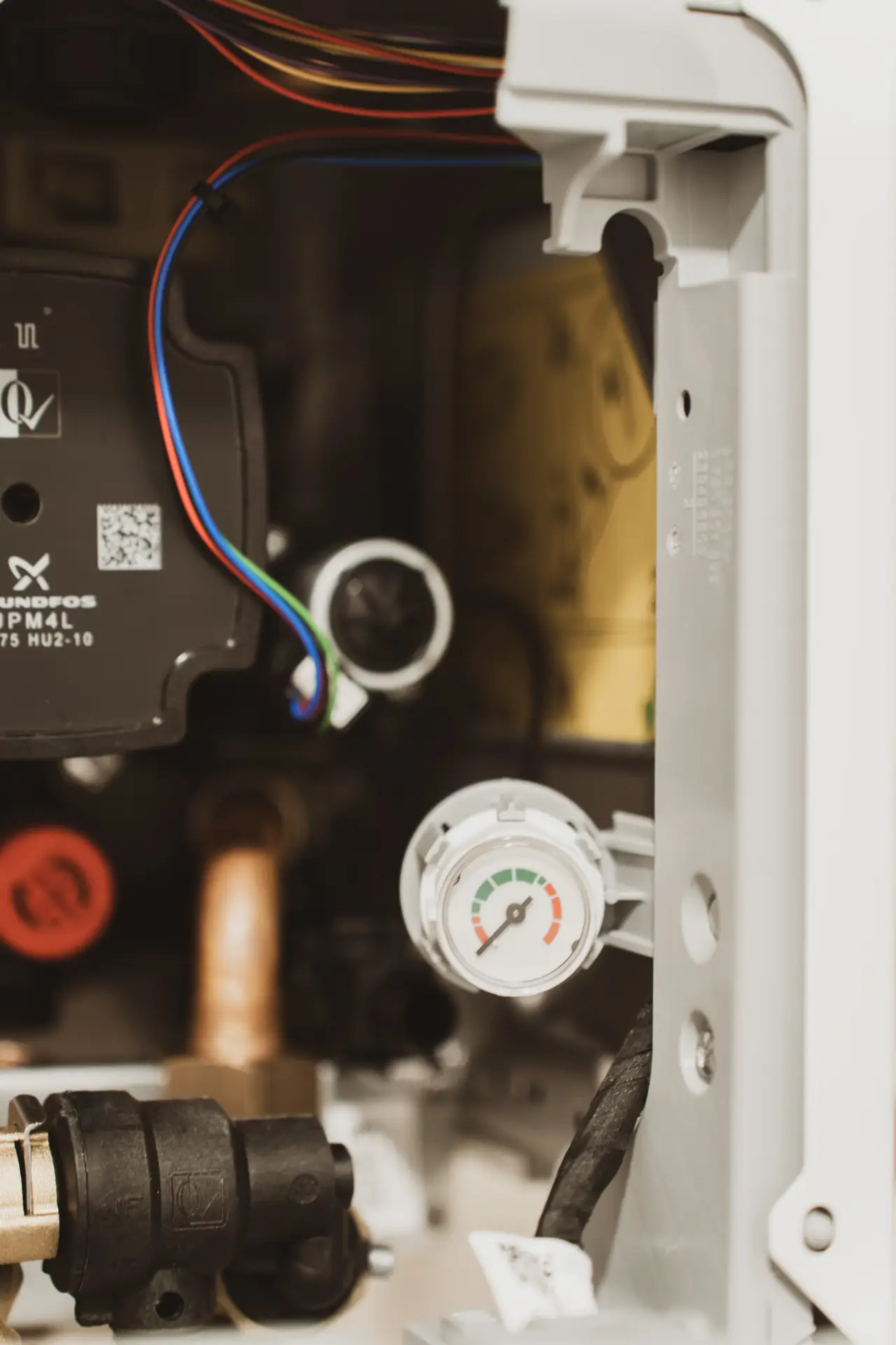 Low water pressure on a boiler in the West Midlands